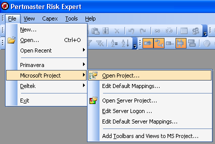 convert microsoft project mpp to mpx to import to primavera